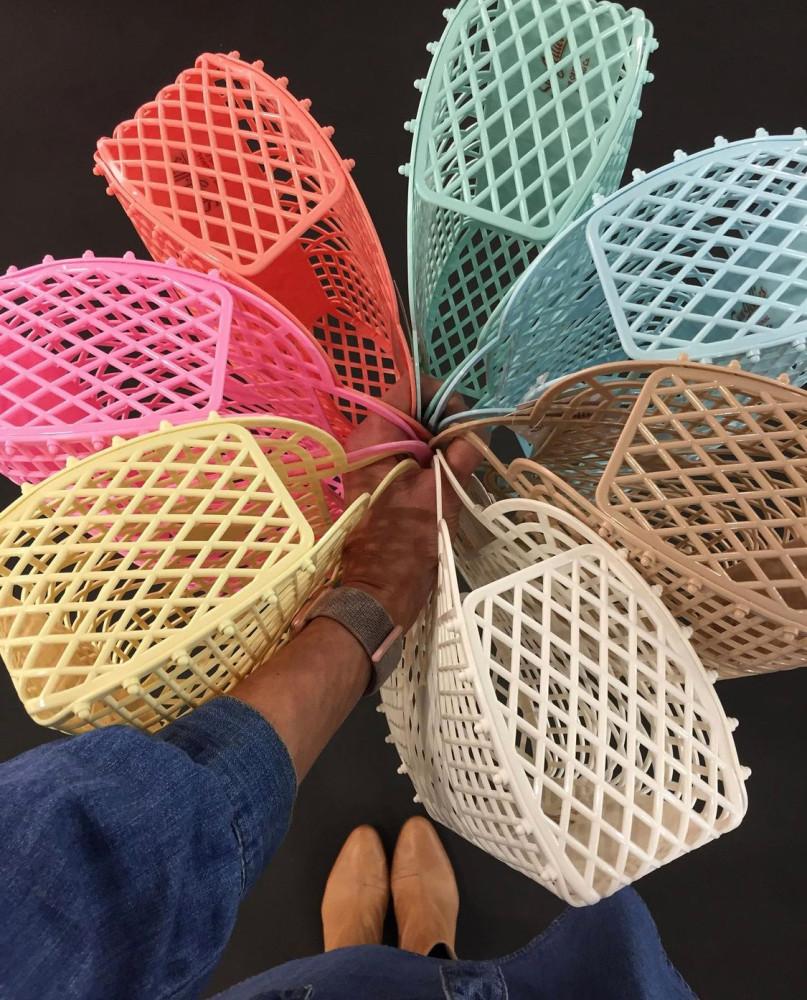 [Sun Jellies] RETRO BASKET SMALL 선젤리백 피크닉 바구니