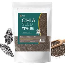 건강중심 파라과이 치아씨드 1kg 블랙 치아시드 치아씨앗, 1kg, 1개