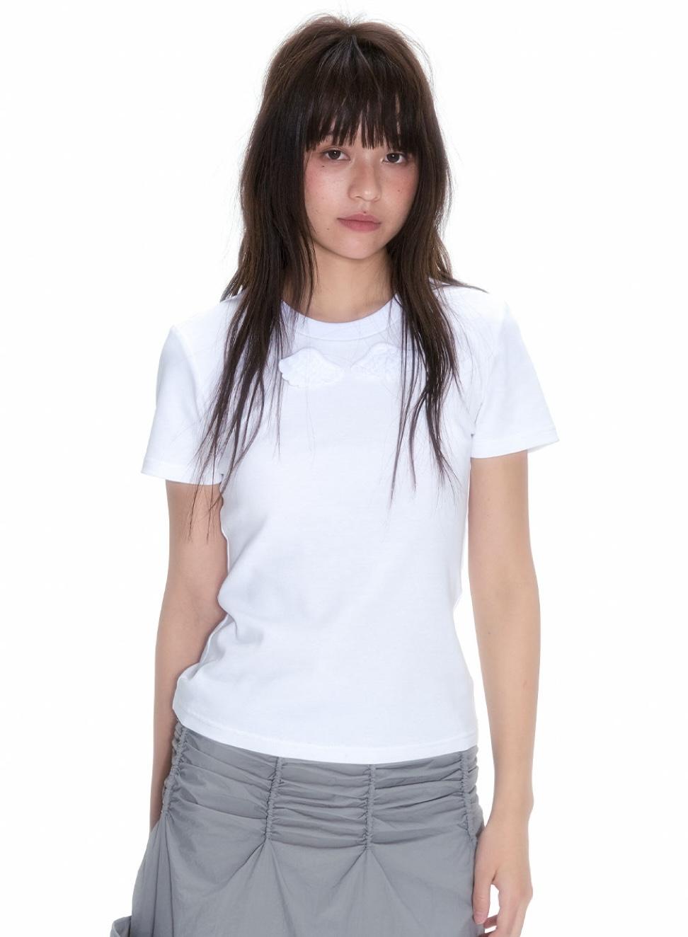 NECY STUDIO Wing Slim Fit Short Sleeve