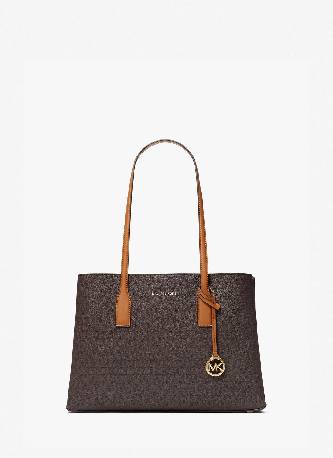 루시 미디움 로고 캔버스 토트