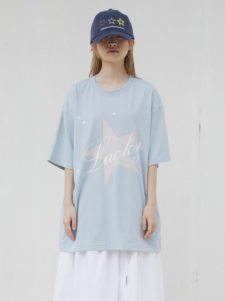 LUCKY T-SHIRT (SKY BLUE)