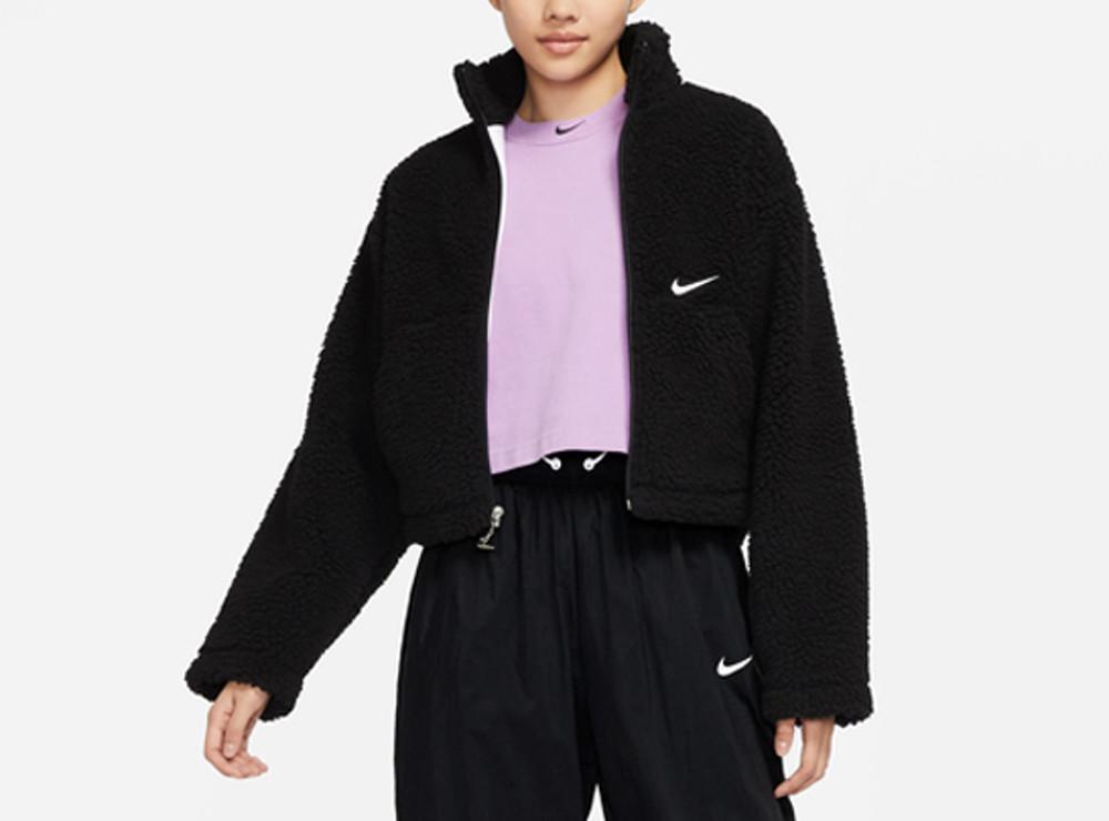 나이키 우먼스 숏재킷 스포츠웨어 스우시 셰르파 자켓 DM1764-010