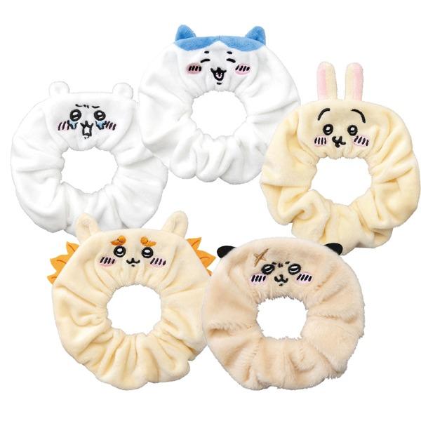 치이카와 먼작귀 가챠 헤어 슈슈 2탄 / 곱창 머리끈