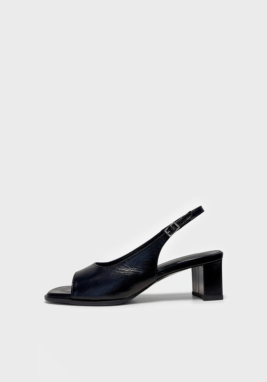 Vintage Slingback - Oil Black