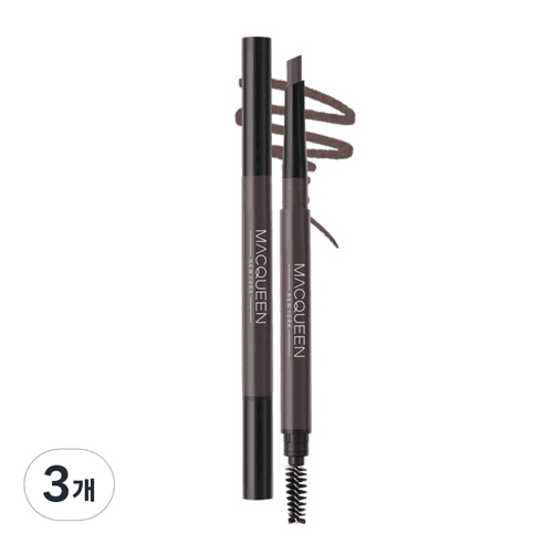 맥퀸뉴욕 마이 스트롱 오토 아이브로우펜슬 0.35g, 내추럴브라운, 3개 - 아이브로우 | 쿠팡