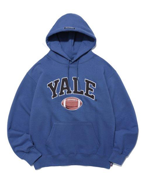 2 TONE ARCH FOOTBALL CLUB HOODIE VTG BLUE