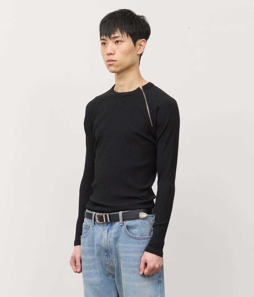 Smith Side Zipper Slim Top (3color)