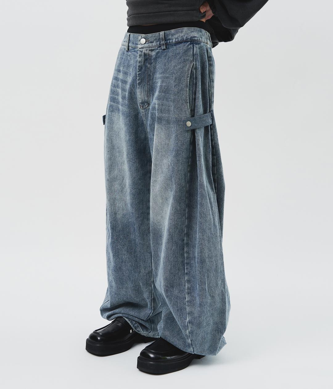 Swat Snap Wide Denim (2color)