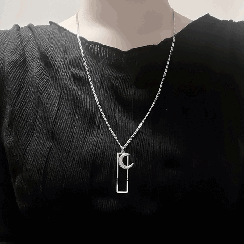 [써지컬] 달의공간 목걸이