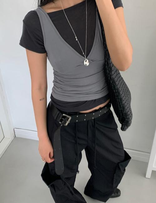 올슨 wool slim tee