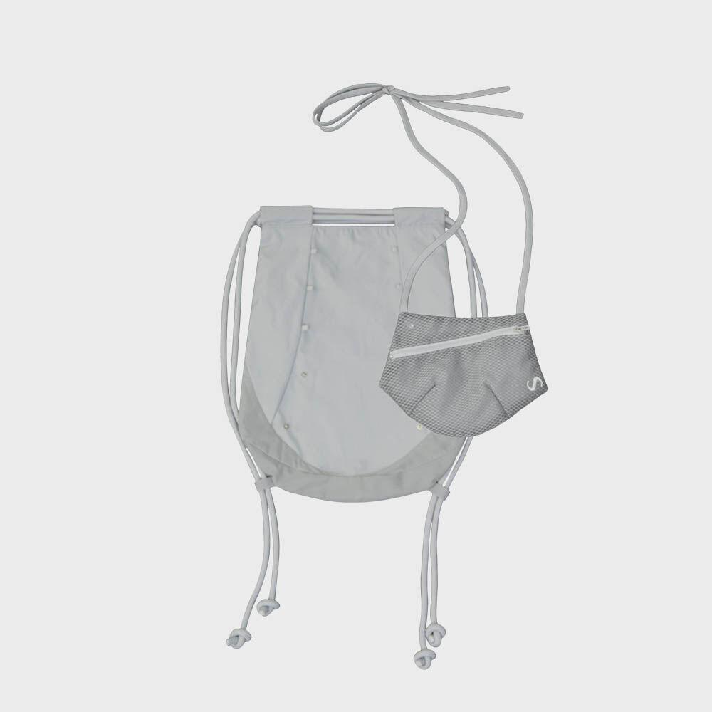 Detachable Pocket Gym Sack / Grey