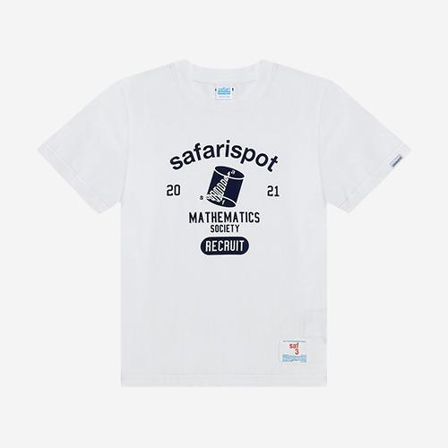 1/2 REC RUIT MATH SOCIETY TEE (WHITE/NAVY)