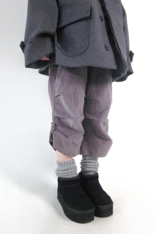 corduroy roll-up pants (3color)
