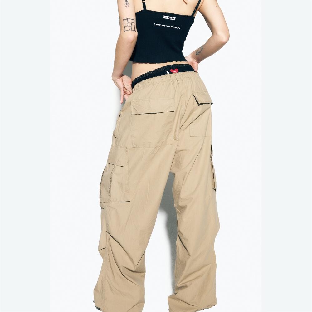 PARACHUTE CARGO PANTS BEIGE