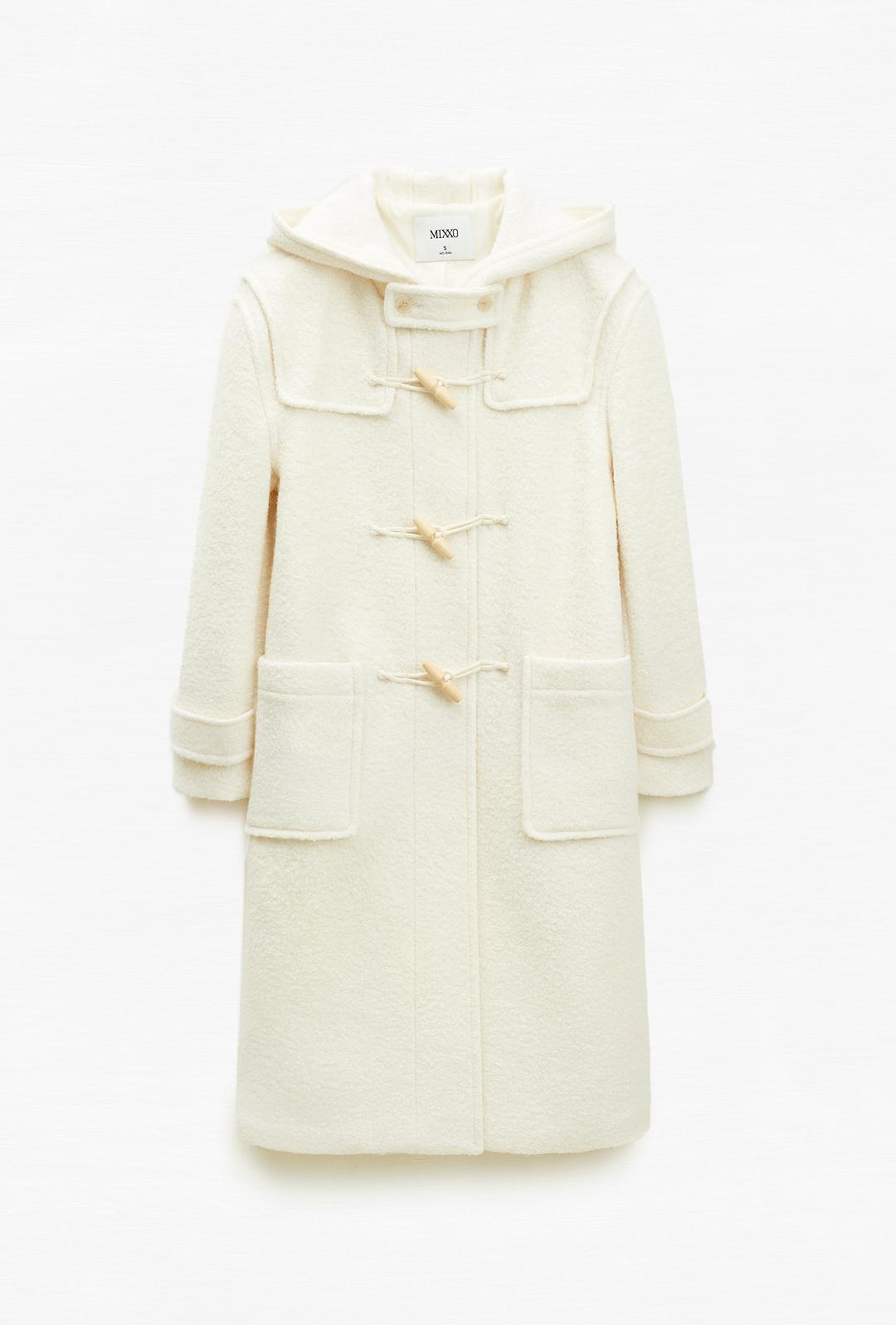 후드 더플 롱 코트_MIWJHE101G