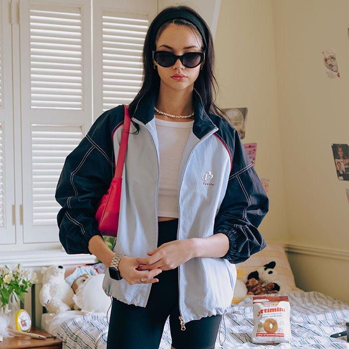 [9차 리오더]Sporty WindBreaker Jacket-Blue