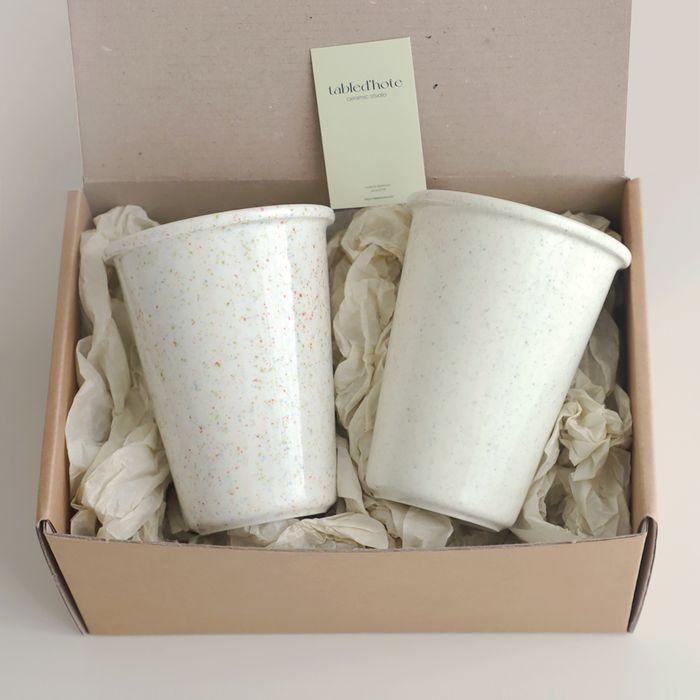 [29CM 단독] 타블도트 슬로우 텀블러 컵 380ml 2P 선물세트