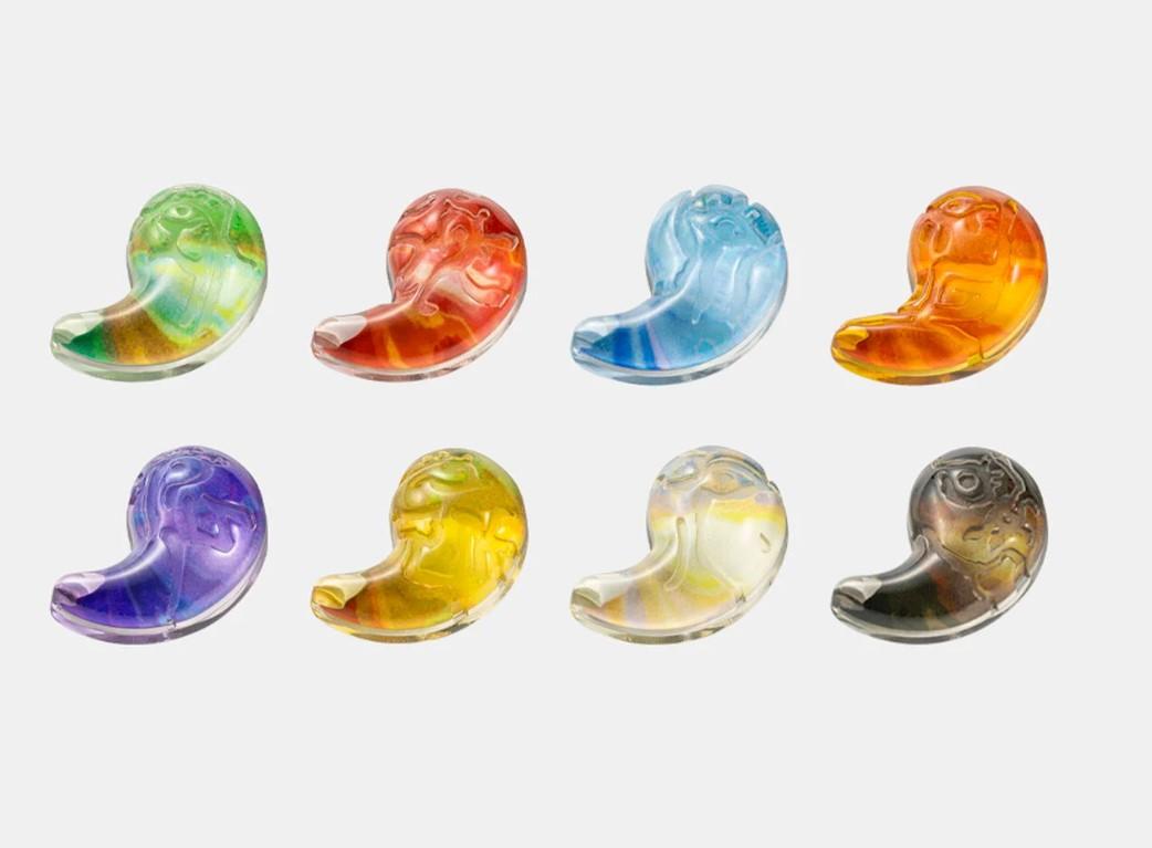 일본 닌텐도 스토어 젤다의 전설 티어스 오브 더 킹덤 비석 핀즈 컬렉션 8개입