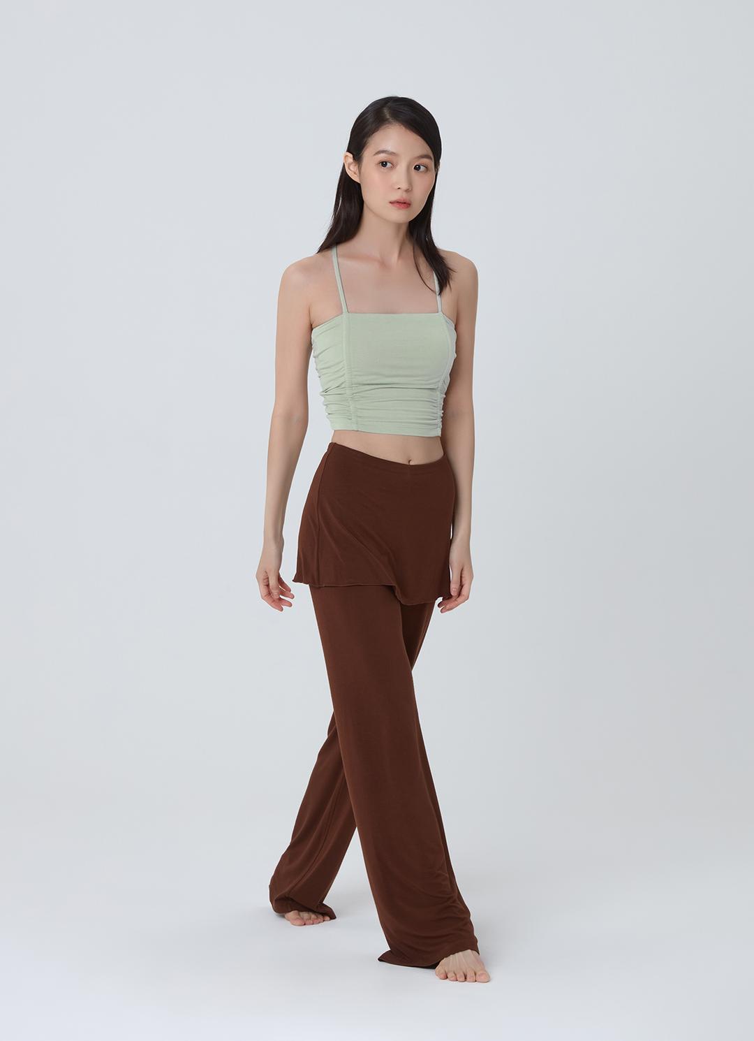 Layered skirt pants_Fondue Fudge
