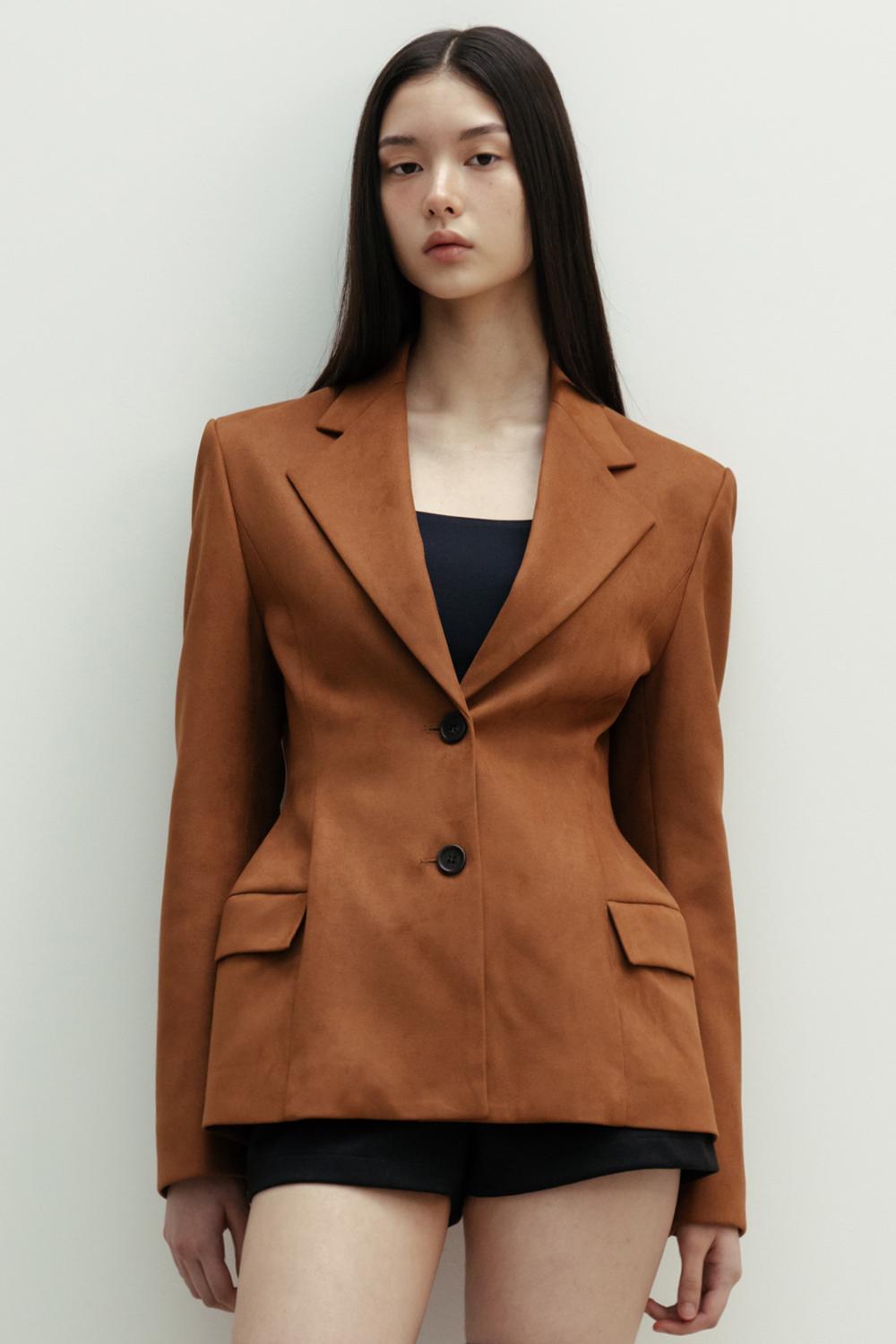 [9/26일 예약배송] SUEDE TAILORED JACKET_TT4W008BR