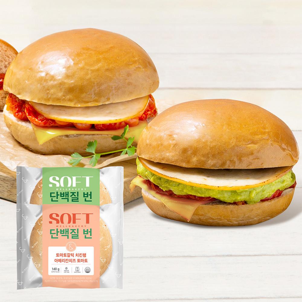 [헬스앤뷰티] Soft 단백질 번 140g 2종