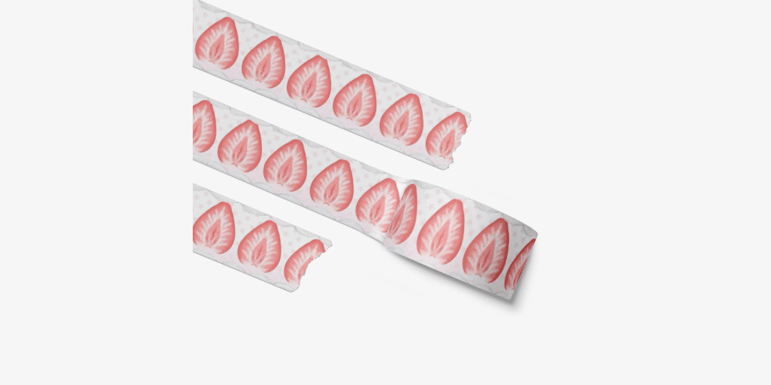 딸기케이크가게 휘핑 마니 딸기 마니 마스킹테이프 ㅣ 마플샵