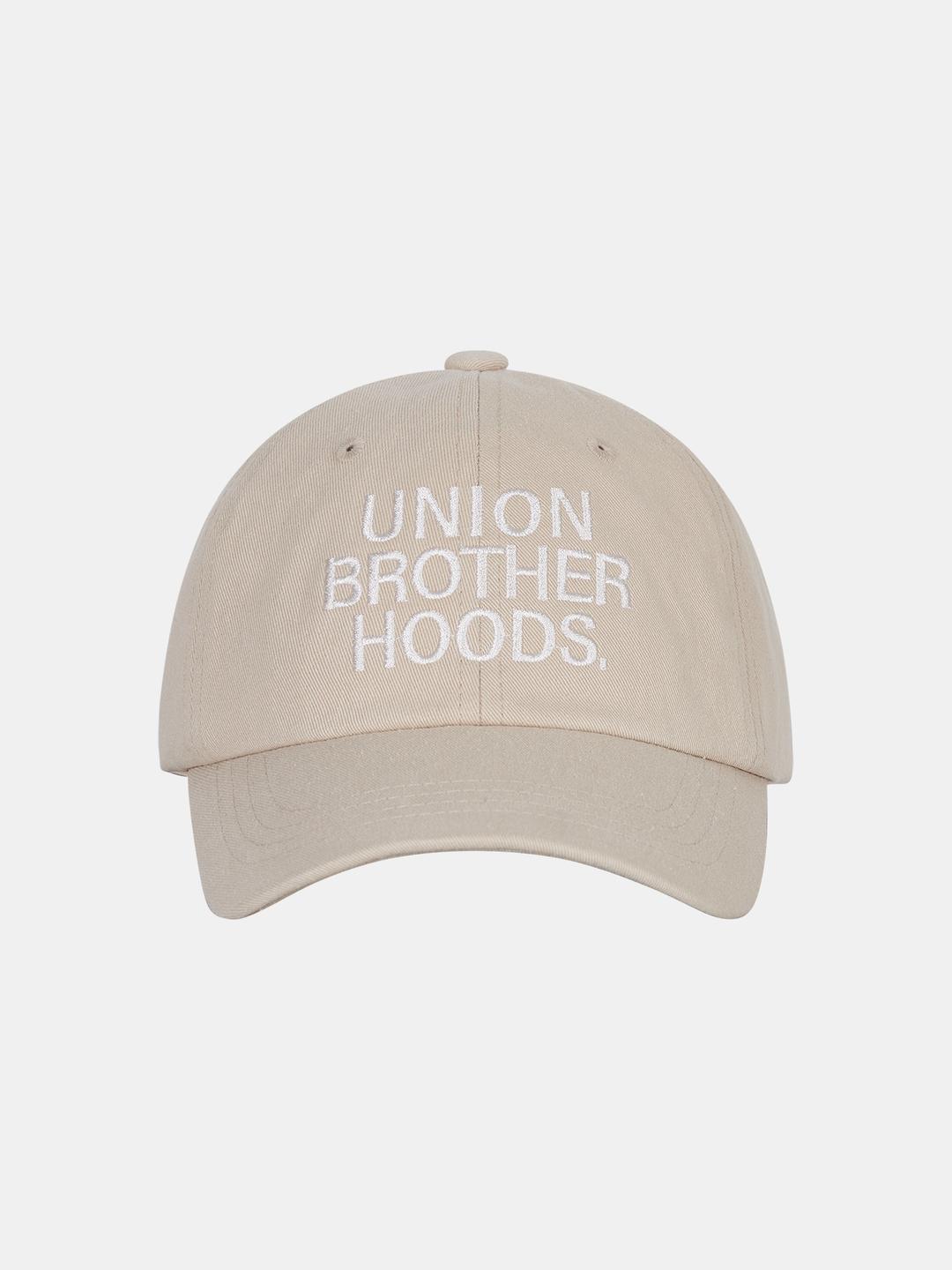 UBH vintage font ball cap (beige)