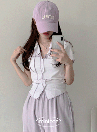 [얼리썸머🏝/MADE] 베이비 스티치top / 뉴 스티치 컬러 (4color)