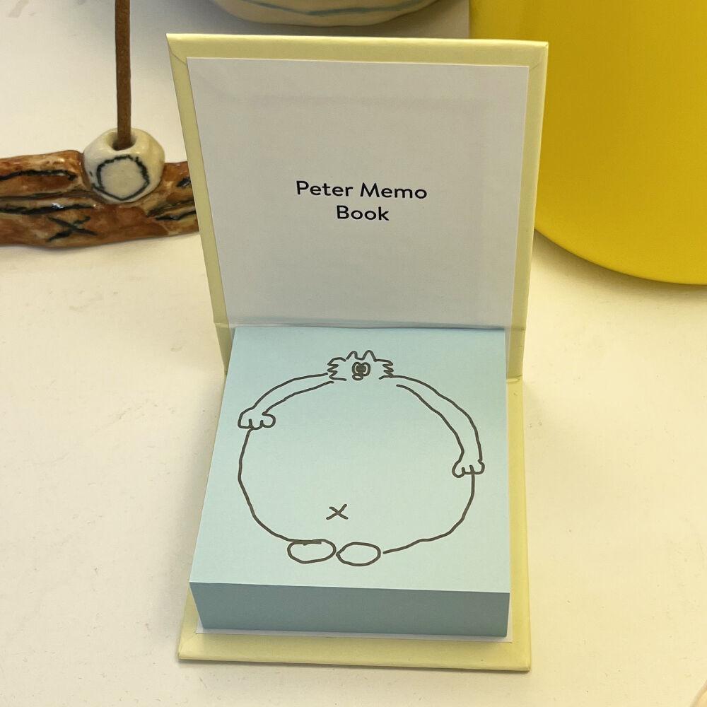 Peter Memo Book (Wide Body Post-it)