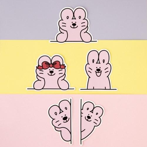 짜잔 김토끼 리무버블 조각 스티커