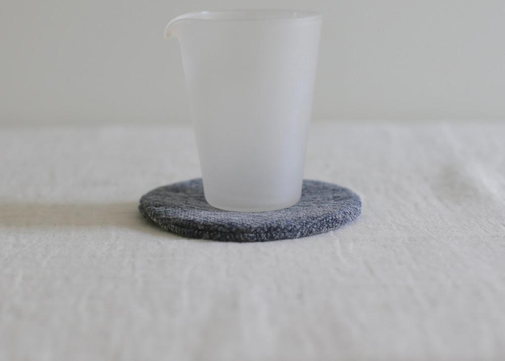도톰 원형 코스터, 큰 코스터 ( 색상 추가 ) / 워싱리넨