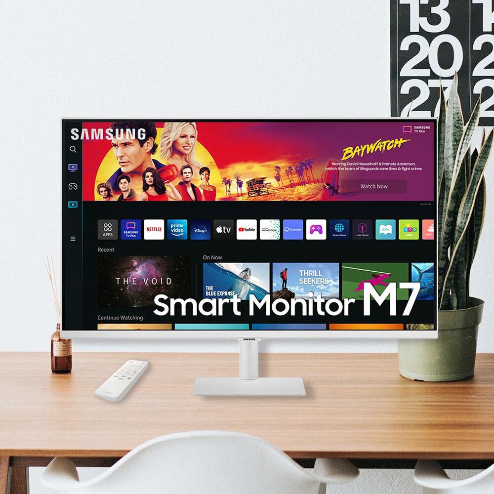 스마트모니터 M7 S32BM701 화이트 UHD 4K 32인치 C-Type Youtube 넷플릭스