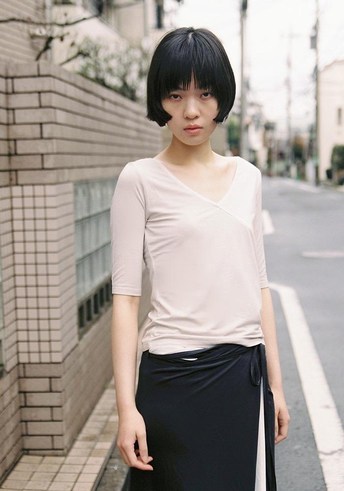 Lace Wrap Top Rose