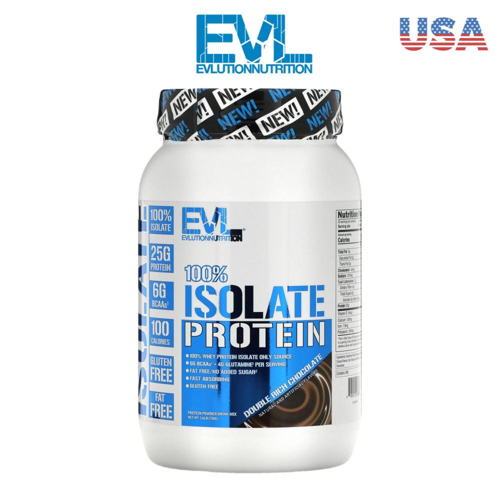 EVL 프로틴 WPI 분리유청 단백질 파우더 초코맛 726g 에볼루션 뉴트리션 웨이프로틴 [원산지:미국]