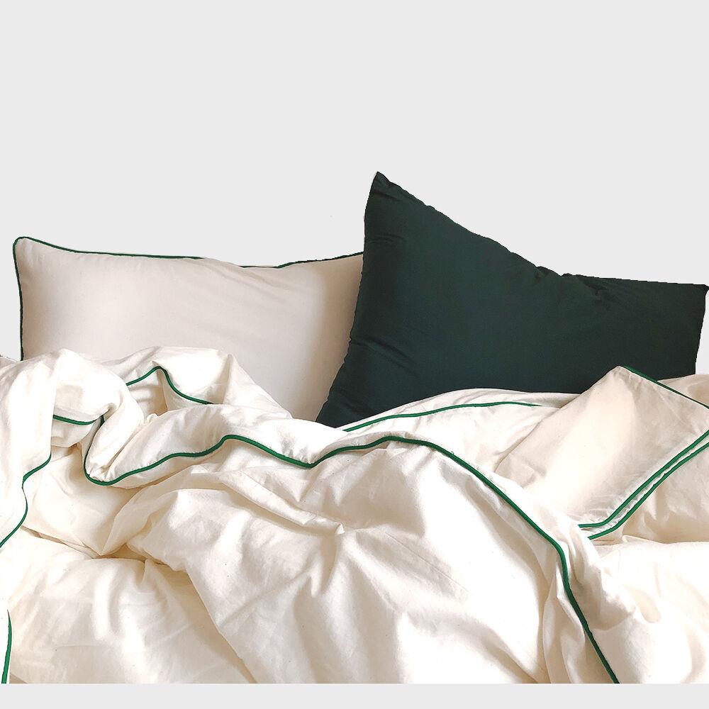 _ 먼지없는 순면 광목 아이보리그린 이불커버