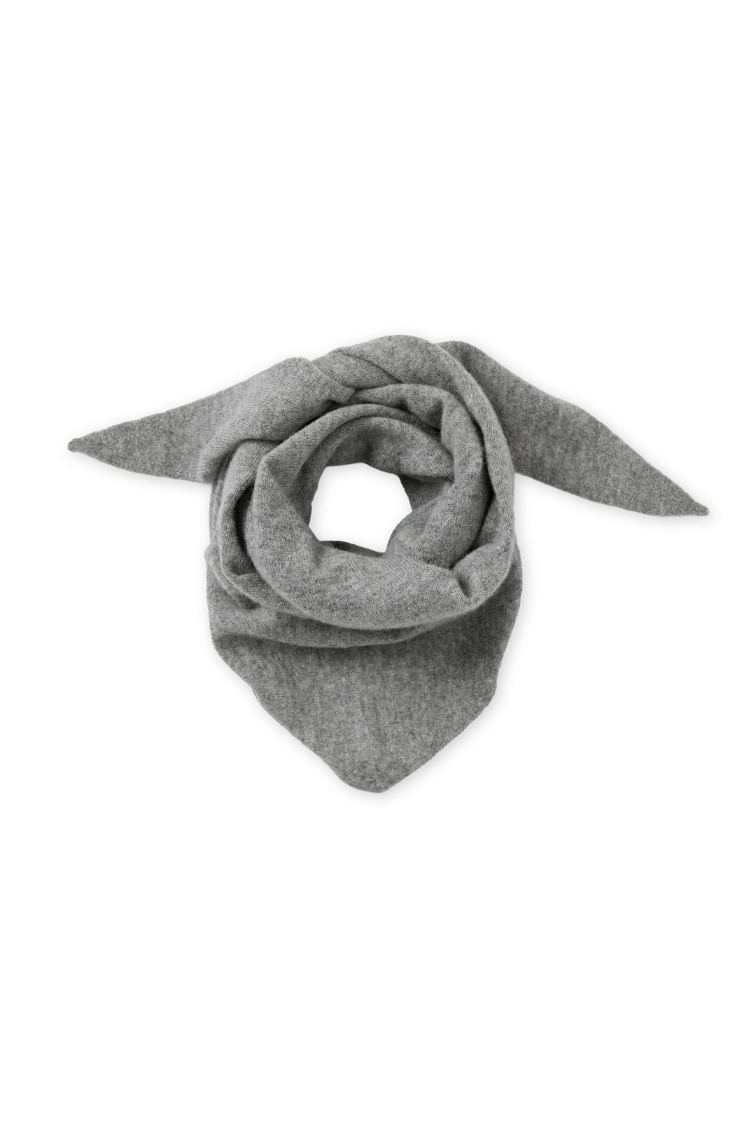 [우먼] 캐시미어 에센셜 블렌드 트라이앵글 스카프 그레이