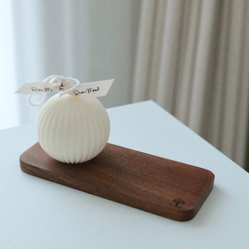 월넛우드트레이🪵 석고방향제트레이, 소품트레이