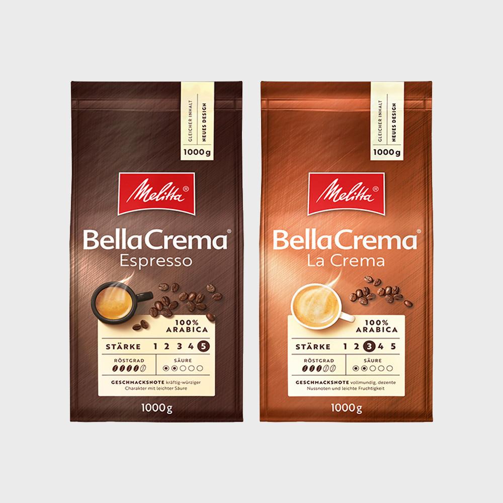 독일 Melitta 밀리타 커피원두 벨라크레마 에스프레소/라크레마(1kg)