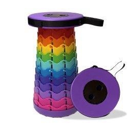 접이식 경량 간이 캠핑 의자 레인보우 휴대용 폴딩 체어