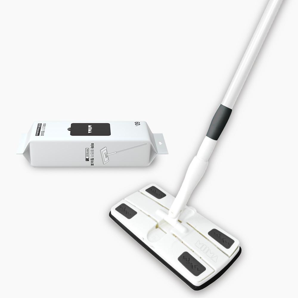 미마 청소 막대 (+청소포 60매 증정) / 밀대 마대