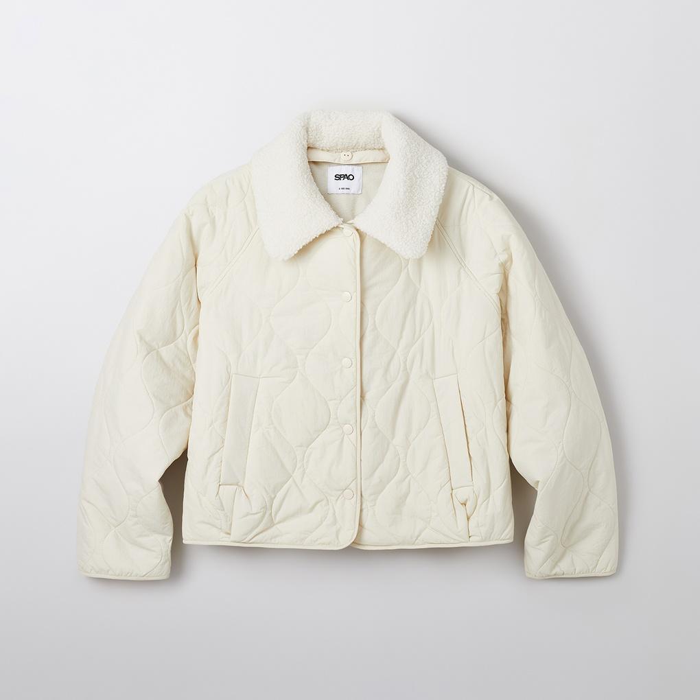 [*30%쿠폰*]탈착 칼라 경량 퀼팅 재킷_SPJAF4TG01