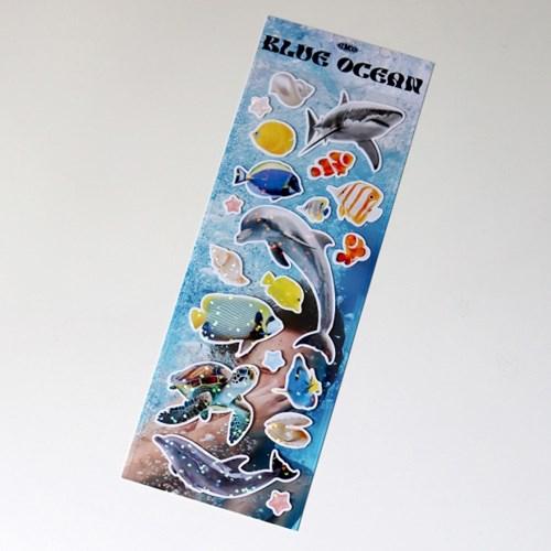 BLUE OCEAN OBJECT STICKER