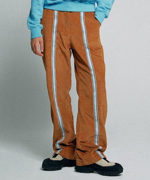 Taped Corduroy Beach Pants Carmel
