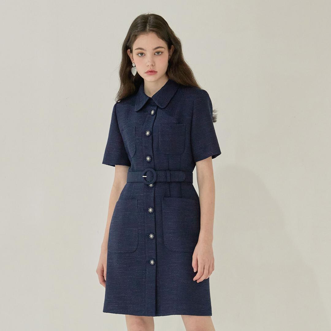 21SS CALLA27 Twinkle Ops Navy( 원피스 )