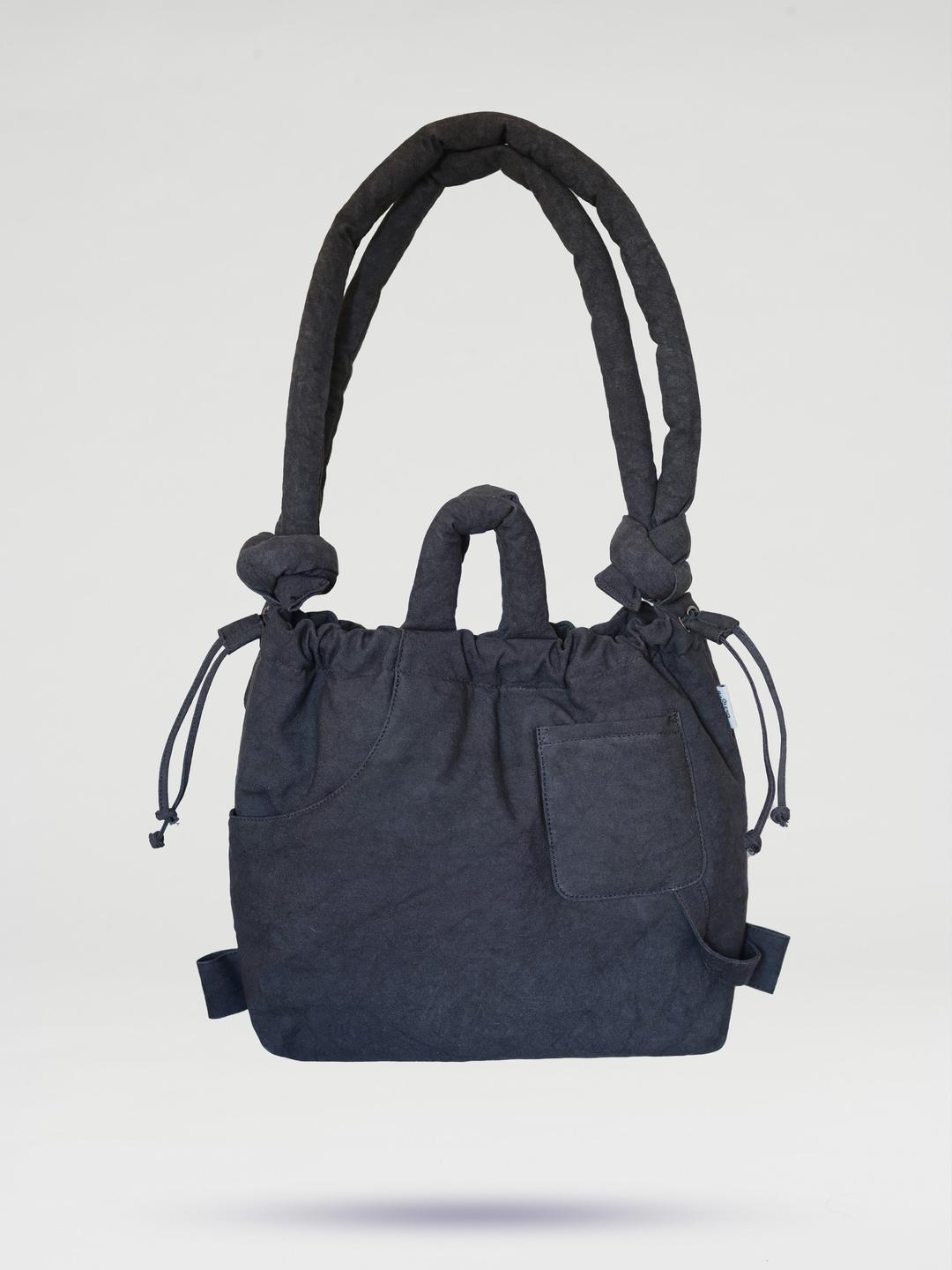 Ona Washed Bag - Black