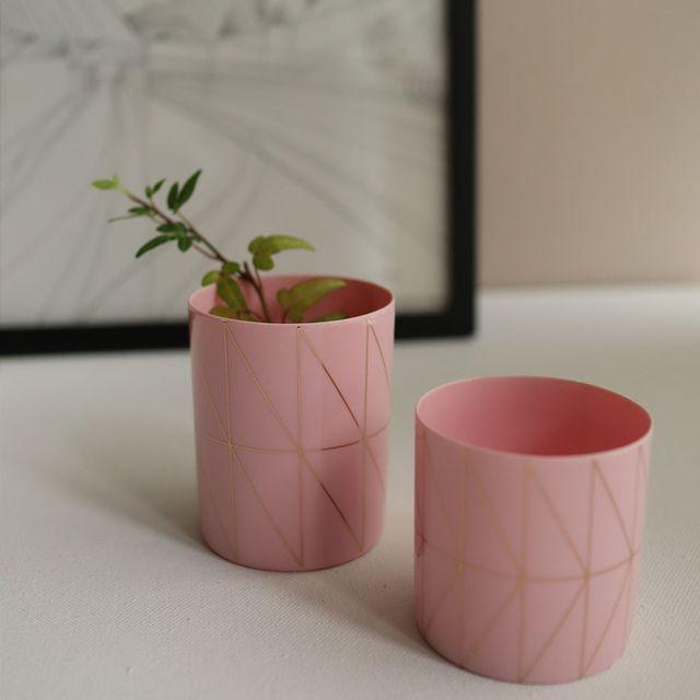 bloomingville 원형홀더2세트(핑크)