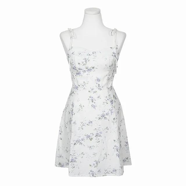 [7/10 예약발송] 올리비에 플로럴 스트랩 원피스