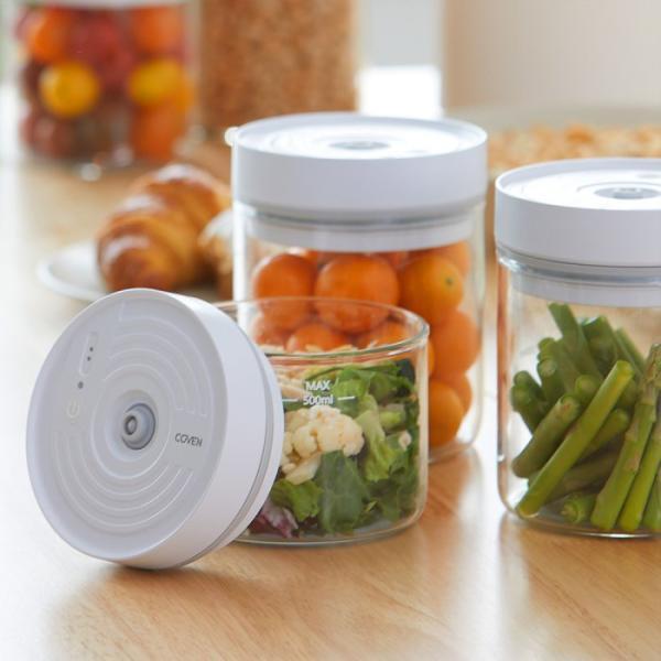 COVEN 코벤 전자동 진공 밀폐용기 4종세트 COV-05VCF
