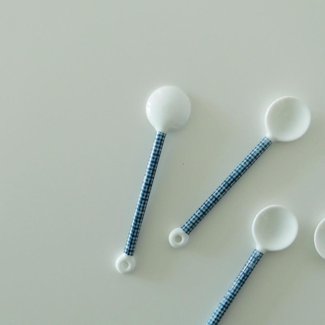 Check Ceramic Tea Spoon