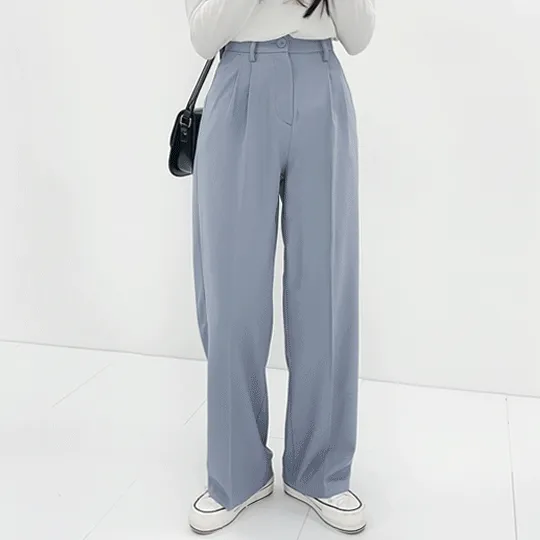 [-XL/봄,여름] 핏최고! 핀턱 일자 롱 와이드핏 슬랙스]모던와이드슬랙스